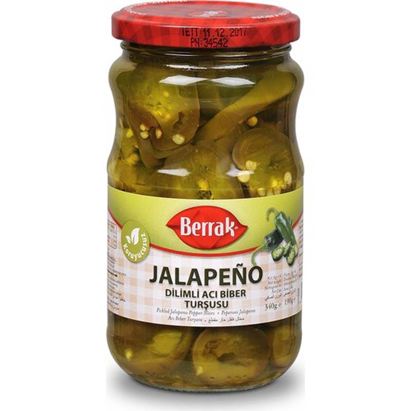 Berrak Jalapeno Biber Turşusu 340 Gr
