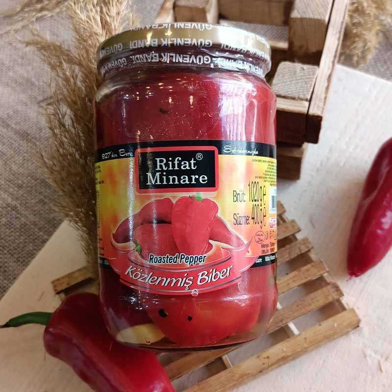 Rifat Minare Közlenmiş Biber 400 Gr